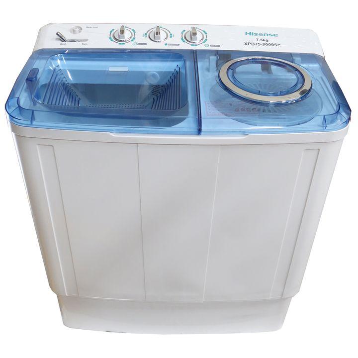 Hisense 7.5Kg Twin Tub Washing Machine